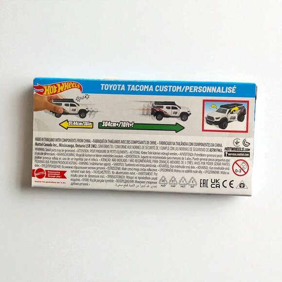 HOT WHEELS PULL BACK SPEEDERS TOYOTA TACOMA CUSTOM - Picture 3 of 4